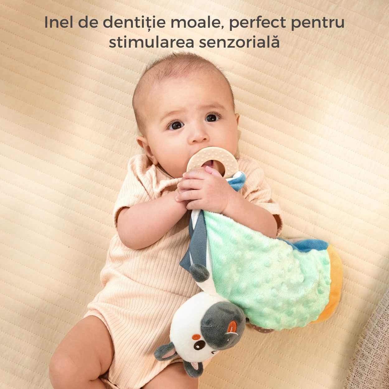 Jucarie-Paturica pentru Bebelusi Tumama® - Model Zebra