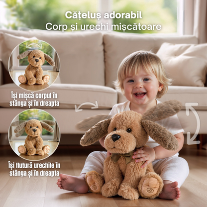 Jucarie Interactiva Catelus Vorbitor si Jucaus Tumama®, Canta, Imita si Misca din Urechiuse, Cap, Corp si Coada