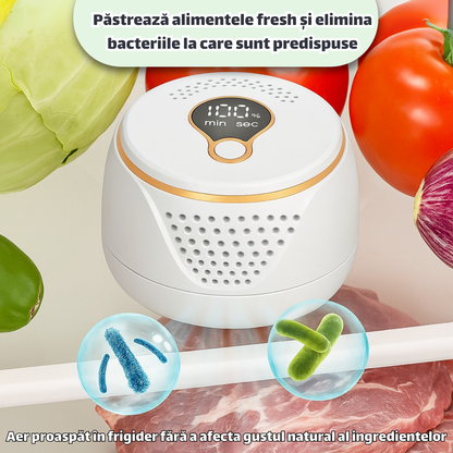 Purificator si Dezodorizant Portabil, Elimina Mirosul din Frigider, Masina, Sifonier, Dulap, Pantofi, Congelator, Baie, Masina