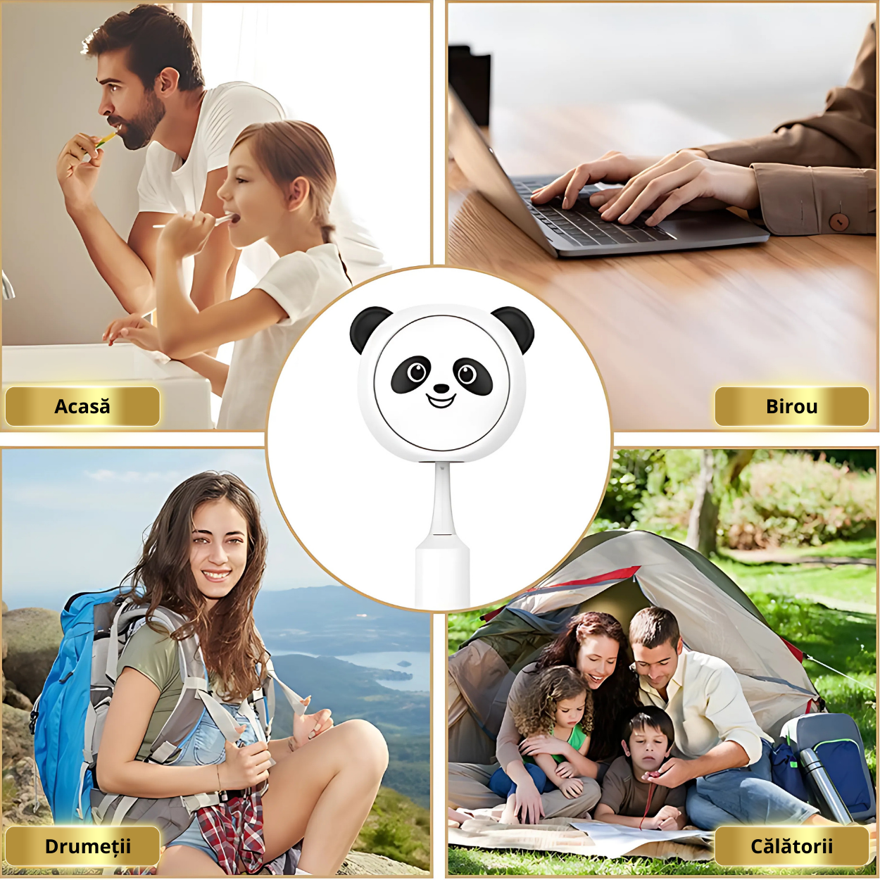 Sterilizator UV Portabil Panda pentru Periuta de Dinti