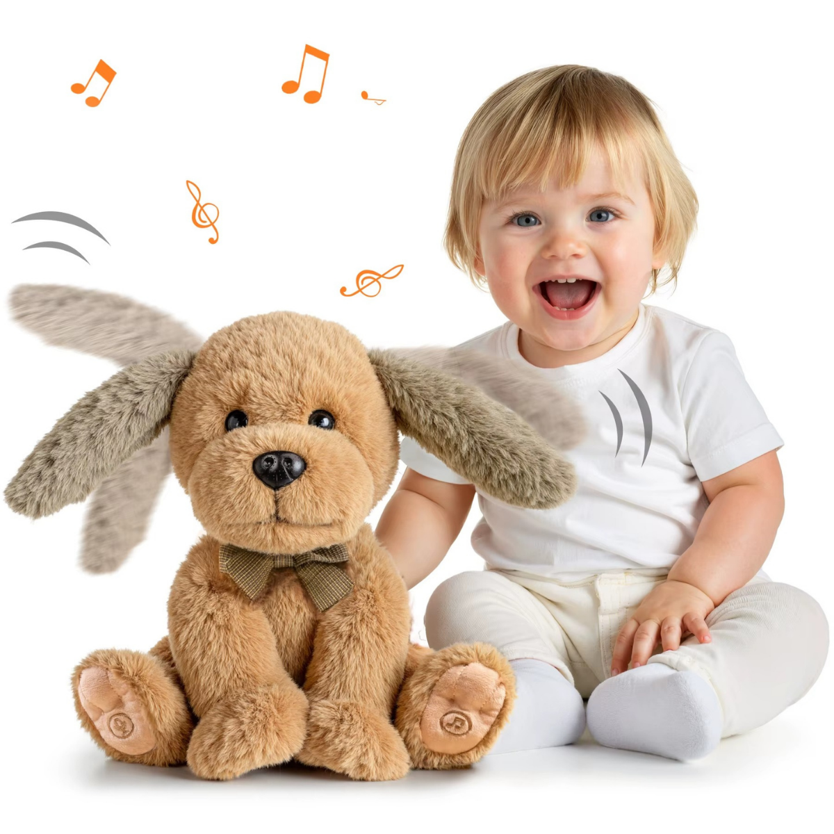 Jucarie Interactiva Catelus Vorbitor si Jucaus Tumama®, Canta, Imita si Misca din Urechiuse, Cap, Corp si Coada