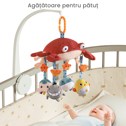 Jucarie de Plus cu Crab pentru Bebelusi Tumama®
