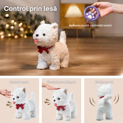 Jucarie Interactiva Catelus Tumama®, Canta, Merge, Latra, Linge si Misca din Cap si Coada