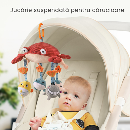 Jucarie de Plus cu Crab pentru Bebelusi Tumama®