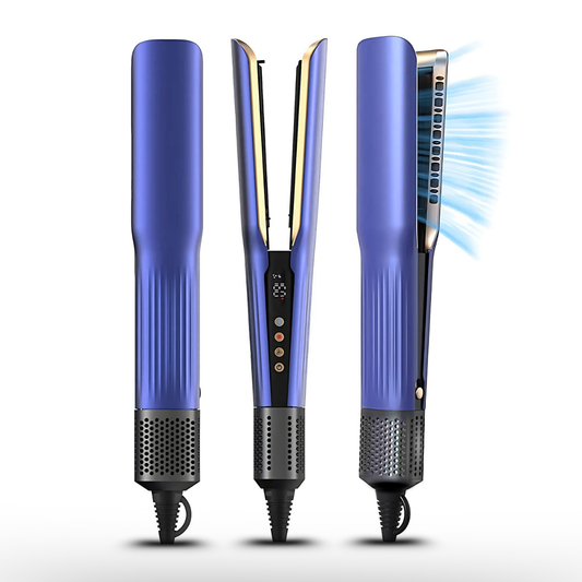 Aparat de indreptat parul cu aer cald 2 in 1