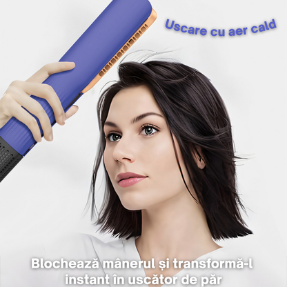 Aparat de indreptat parul cu aer cald 2 in 1