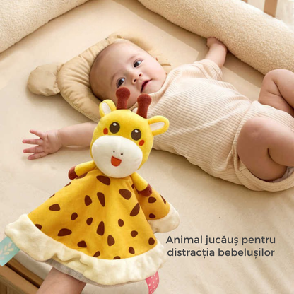 Jucarie-Paturica pentru Bebelusi Tumama® - Model Girafa