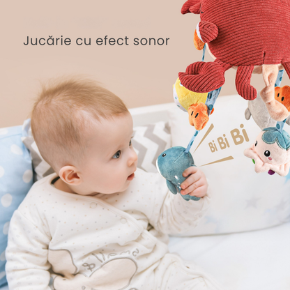 Jucarie de Plus cu Crab pentru Bebelusi Tumama®