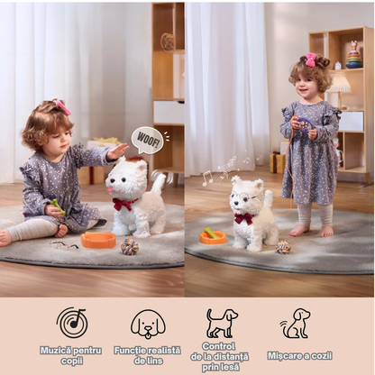 Jucarie Interactiva Catelus Tumama®, Canta, Merge, Latra, Linge si Misca din Cap si Coada