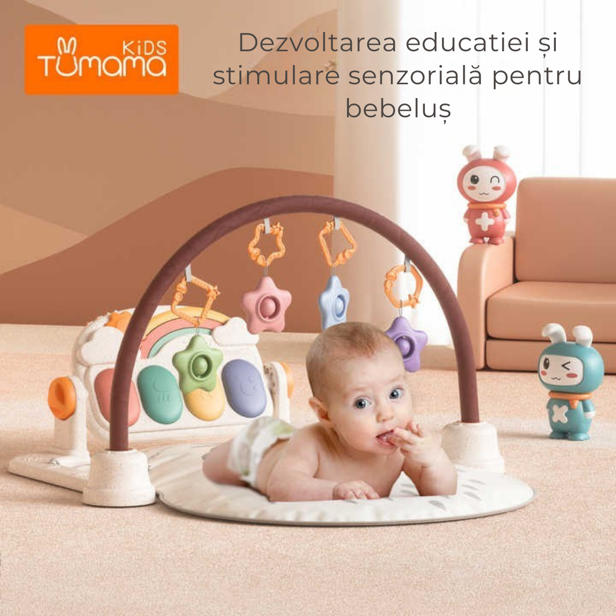 Centru de Activitati 5-in-1 pentru Bebelusi - Tumama® Baby Gym