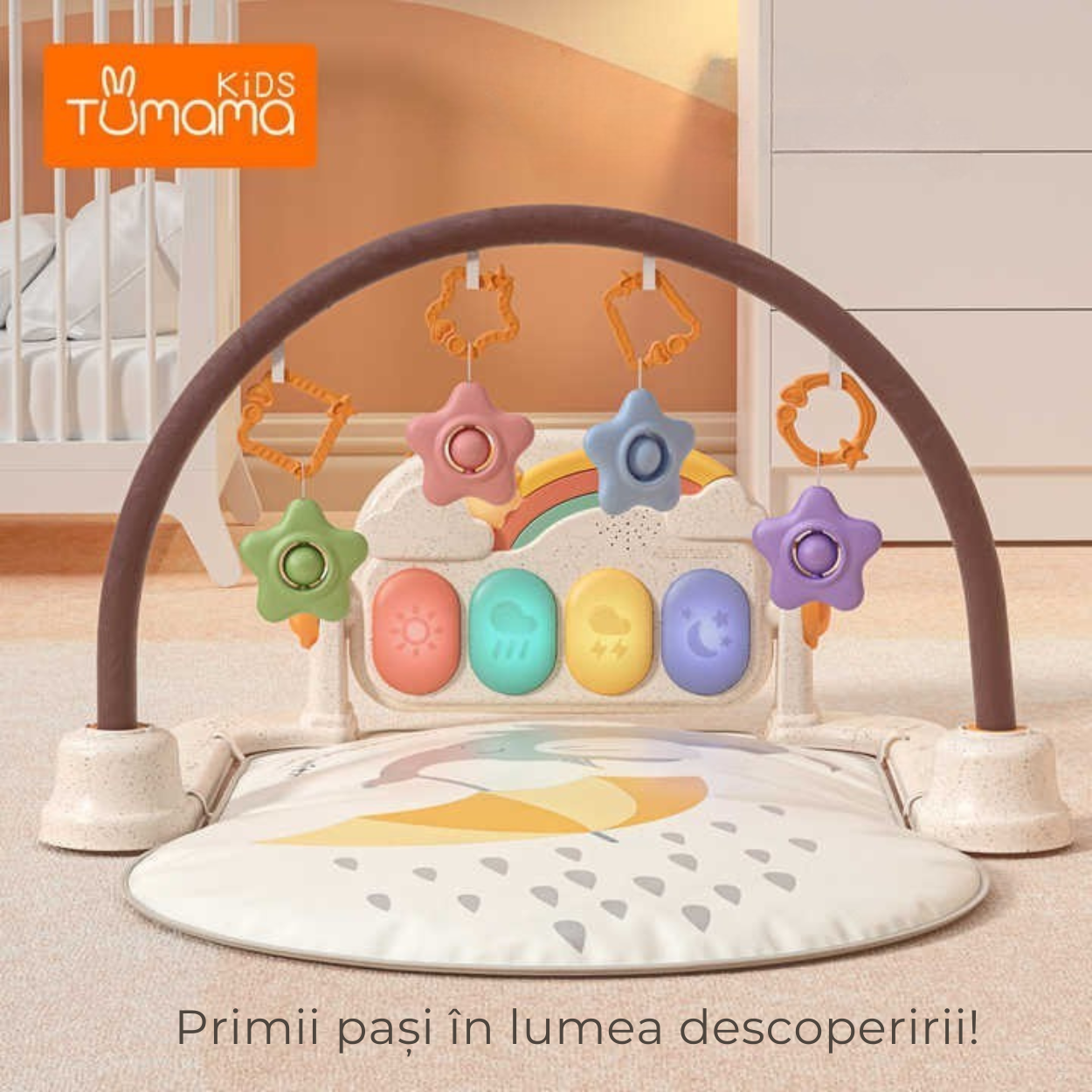 Centru de Activitati 5-in-1 pentru Bebelusi - Tumama® Baby Gym