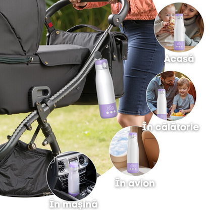 Incalzitor tip Termos pentru Lapte Bebelusi - 5 Niveluri de Temperatura 37-55°C